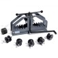 VEVOR Tube Roller Bender, Max 1-1/2" Manual Tube Roller Bender με 6 μήτρες, Εργαλείο κάμψης σωλήνων αλουμινίου χαλκού 360° για τετράγωνο, στρογγυλό σωλήνα & επίπεδη ράβδο, Ιδανικό για επισκευή αυτοκινήτων κλιματισμού HVAC