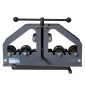 VEVOR Tube Roller Bender, Max 1-1/2" Manual Tube Roller Bender με 6 μήτρες, Εργαλείο κάμψης σωλήνων αλουμινίου χαλκού 360° για τετράγωνο, στρογγυλό σωλήνα & επίπεδη ράβδο, Ιδανικό για επισκευή αυτοκινήτων κλιματισμού HVAC