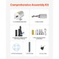 VEVOR 3000W Electric Brushless Motor Kit - Μοτέρ 72V 4900 rpm με αναβαθμισμένο ελεγκτή ταχύτητας και κιτ λαβής γκαζιού για Go Karts E-Bike Μοτοσικλέτα Scooter DIY