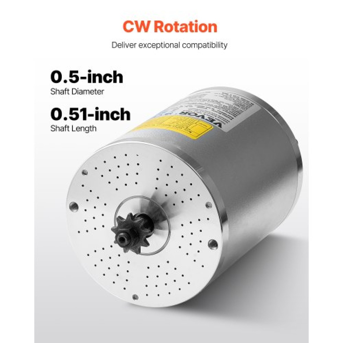 VEVOR 3000W Electric Brushless Motor Kit - Κινητήρας 72V 4900rpm με αναβαθμισμένο ελεγκτή ταχύτητας για σκούτερ μοτοσικλέτας Go Karts E-Bike