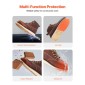 Μπότες εργασίας VEVOR Steel Toe, UK Size 12, Αδιάβροχες ανδρικές μπότες εργασίας Moc Toe, Αντιολισθητικές μπότες εργασίας, Ελαφρύ και αναπνεύσιμο ανδρικές μπότες από καουτσούκ EVA για βιομηχανικές κατασκευές, καφέ