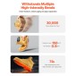 Μπότες εργασίας VEVOR Steel Toe, UK Size 8, Αδιάβροχες μπότες εργασίας για άνδρες, Αντιολισθητικές μπότες εργασίας, Ανδρικές μπότες από ελαφρύ και αναπνεύσιμο ελαστικό πάτο για βιομηχανικές κατασκευές, καφέ κίτρινο
