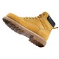 Μπότες εργασίας VEVOR Steel Toe, μέγεθος UK 7,5, Αδιάβροχες μπότες εργασίας για άνδρες, αντιολισθητικές μπότες εργασίας, ελαφριές και αναπνέουσες ανδρικές μπότες από καουτσούκ για βιομηχανικές κατασκευές, καφέ κίτρινο
