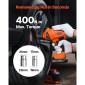 VEVOR Electric Car Jack, 5 Tons /11000 lbs, Ηλεκτρικό γρύλο ψαλιδιού με ηλεκτρικό κρουστικό κλειδί, Αντικατάσταση ελαστικού με φως LED & τηλεχειριστήριο, κιτ φορητού γρύλου για Sedan, SUV, φορτηγό