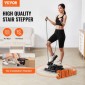 VEVOR Stair Stepper, Mini Stepper για άσκηση στο σπίτι, Hydraulic Fitness Twist Stepper με ζώνες αντίστασης, Full Body Workout Cardio Εξοπλισμός, Stair Climber με οθόνη LCD, 330LBS Load Capacity