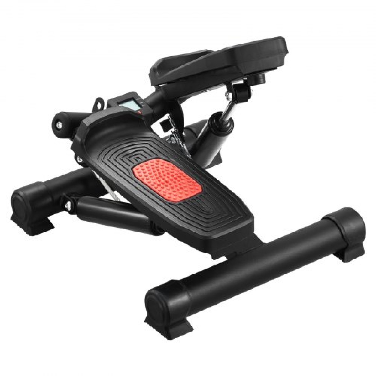 VEVOR Stair Stepper, Mini Stepper για άσκηση στο σπίτι, Hydraulic Fitness Twist Stepper με ζώνες αντίστασης, Full Body Workout Cardio Εξοπλισμός, Stair Climber με οθόνη LCD, 330LBS Load Capacity