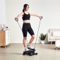 VEVOR Stair Stepper, Mini Stepper για άσκηση στο σπίτι, Hydraulic Fitness Twist Stepper με ζώνες αντίστασης, Full Body Workout Cardio Εξοπλισμός, Stair Climber με οθόνη LCD, 330LBS Load Capacity