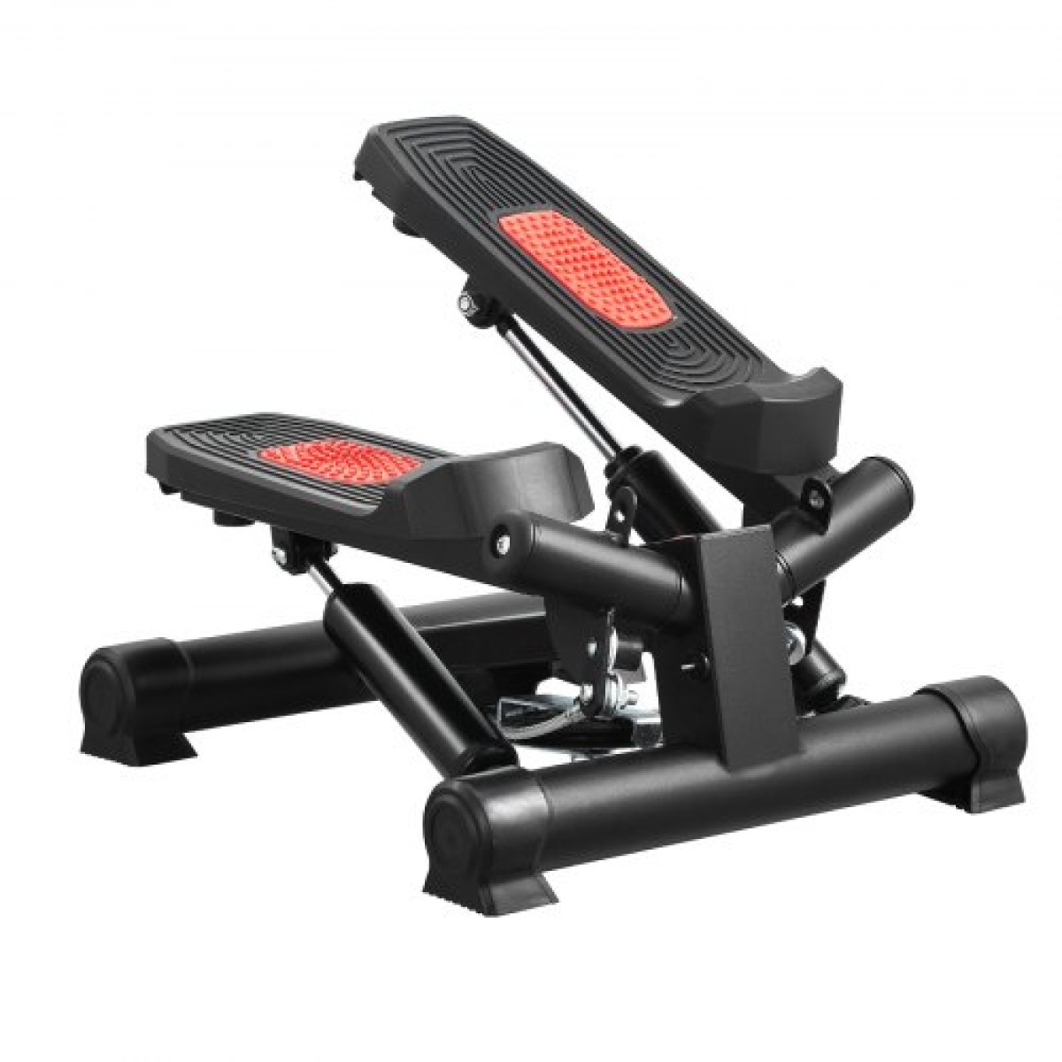 VEVOR Stair Stepper, Mini Stepper για άσκηση στο σπίτι, Hydraulic Fitness Twist Stepper με ζώνες αντίστασης, Full Body Workout Cardio Εξοπλισμός, Stair Climber με οθόνη LCD, 330LBS Load Capacity