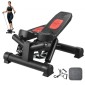 VEVOR Stair Stepper, Mini Stepper για άσκηση στο σπίτι, Hydraulic Fitness Twist Stepper με ζώνες αντίστασης, Full Body Workout Cardio Εξοπλισμός, Stair Climber με οθόνη LCD, 330LBS Load Capacity
