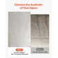 VEVOR 605x1210mm Πλακάκια οροφής PVC 10-συσκευασίας Πάνελ οροφής σταγόνας Λευκό Μάρμαρο, Πίνακας αφρού PVC, Εφαρμογή σε πλέγμα, Αδιάβροχο, Ευέλικτη κοπή, Εύκολο στον Καθαρισμό, Μοντέρνο Διακοσμητικό Φινίρισμα για Χώρους Σπίτι, Γραφείο