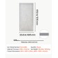 VEVOR 605x1210mm Πλακάκια οροφής PVC 10-συσκευασίας Πάνελ οροφής σταγόνας Λευκό Μάρμαρο, Πίνακας αφρού PVC, Εφαρμογή σε πλέγμα, Αδιάβροχο, Ευέλικτη κοπή, Εύκολο στον Καθαρισμό, Μοντέρνο Διακοσμητικό Φινίρισμα για Χώρους Σπίτι, Γραφείο
