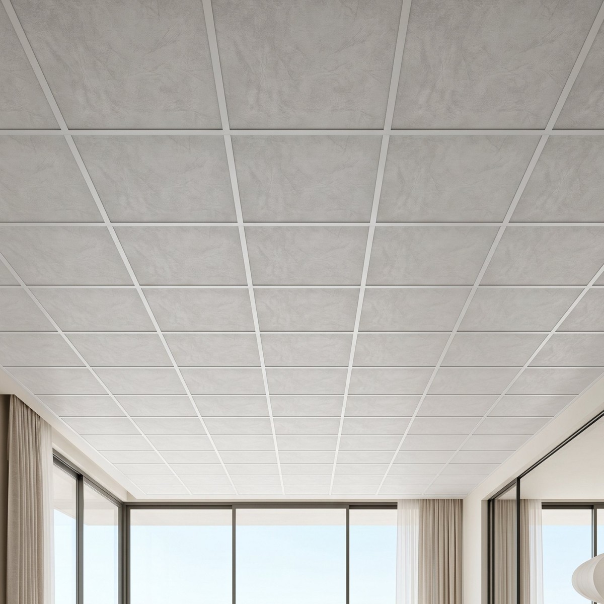 VEVOR 605x605mm Πλακάκια οροφής PVC 12-συσκευασία Πάνελ οροφής σταγόνας Λευκό Μάρμαρο, Πίνακας αφρού PVC, Εφαρμογή σε πλέγμα, Αδιάβροχο, Ευέλικτη κοπή, Εύκολο στον Καθαρισμό, Μοντέρνο Διακοσμητικό Φινίρισμα για Χώρους σπιτιού, Γραφείου