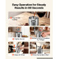 VEVOR Nitro Cold Brew Coffee Maker 2L Nitrogen Dispenser System, Home Brew Coffee Keg, φορητός εγχυτήρας αζώτου με διανομέα και βαλβίδα εκτόνωσης πίεσης, δώρο για τους λάτρεις του καφέ
