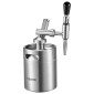 VEVOR Nitro Cold Brew Coffee Maker 2L Nitrogen Dispenser System, Home Brew Coffee Keg, φορητός εγχυτήρας αζώτου με διανομέα και βαλβίδα εκτόνωσης πίεσης, δώρο για τους λάτρεις του καφέ