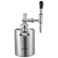 VEVOR Nitro Cold Brew Coffee Maker 2L Nitrogen Dispenser System, Home Brew Coffee Keg, φορητός εγχυτήρας αζώτου με διανομέα και βαλβίδα εκτόνωσης πίεσης, δώρο για τους λάτρεις του καφέ