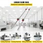 VEVOR 2X 15-1500mm Linear Guideway Rail with 4Pcs Pillow Block Carriage Bearing Block for 15mm Slotted Block Linear Rail Routers Σετ CNC