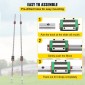 VEVOR 2X 15-1500mm Linear Guideway Rail with 4Pcs Pillow Block Carriage Bearing Block for 15mm Slotted Block Linear Rail Routers Σετ CNC