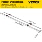 VEVOR 2X 15-1500mm Linear Guideway Rail with 4Pcs Pillow Block Carriage Bearing Block for 15mm Slotted Block Linear Rail Routers Σετ CNC