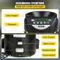 VEVOR Μετρητής νομισμάτων ευρώ Διαλογής 500-1000 νομισμάτων Ηλεκτρονική αυτόματη μηχανή μέτρησης κερμάτων ευρώ 300 νομισμάτων ανά λεπτό με 8 συρτάρια νομισμάτων για σχολική τράπεζα