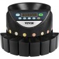 VEVOR Μετρητής νομισμάτων ευρώ Διαλογής 500-1000 νομισμάτων Ηλεκτρονική αυτόματη μηχανή μέτρησης κερμάτων ευρώ 300 νομισμάτων ανά λεπτό με 8 συρτάρια νομισμάτων για σχολική τράπεζα