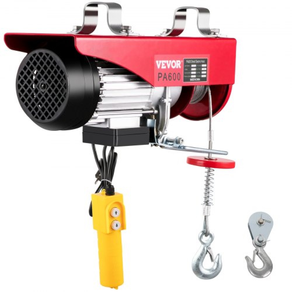 600kg Electric Hoist Scaffold Winch Lifting Crane Scaffolding Garage Gantry