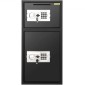 VEVOR 74 L Ψηφιακή θυρίδα ασφαλείας διπλής πόρτας Πιστόλι Χρηματοκιβώτια Ταμειακή Κλειδαριά ασφαλείας Γραφείο Ισχυρό Σιδερένιο Μεγαλύτερο Ψηφιακό Χρηματοκιβώτιο
