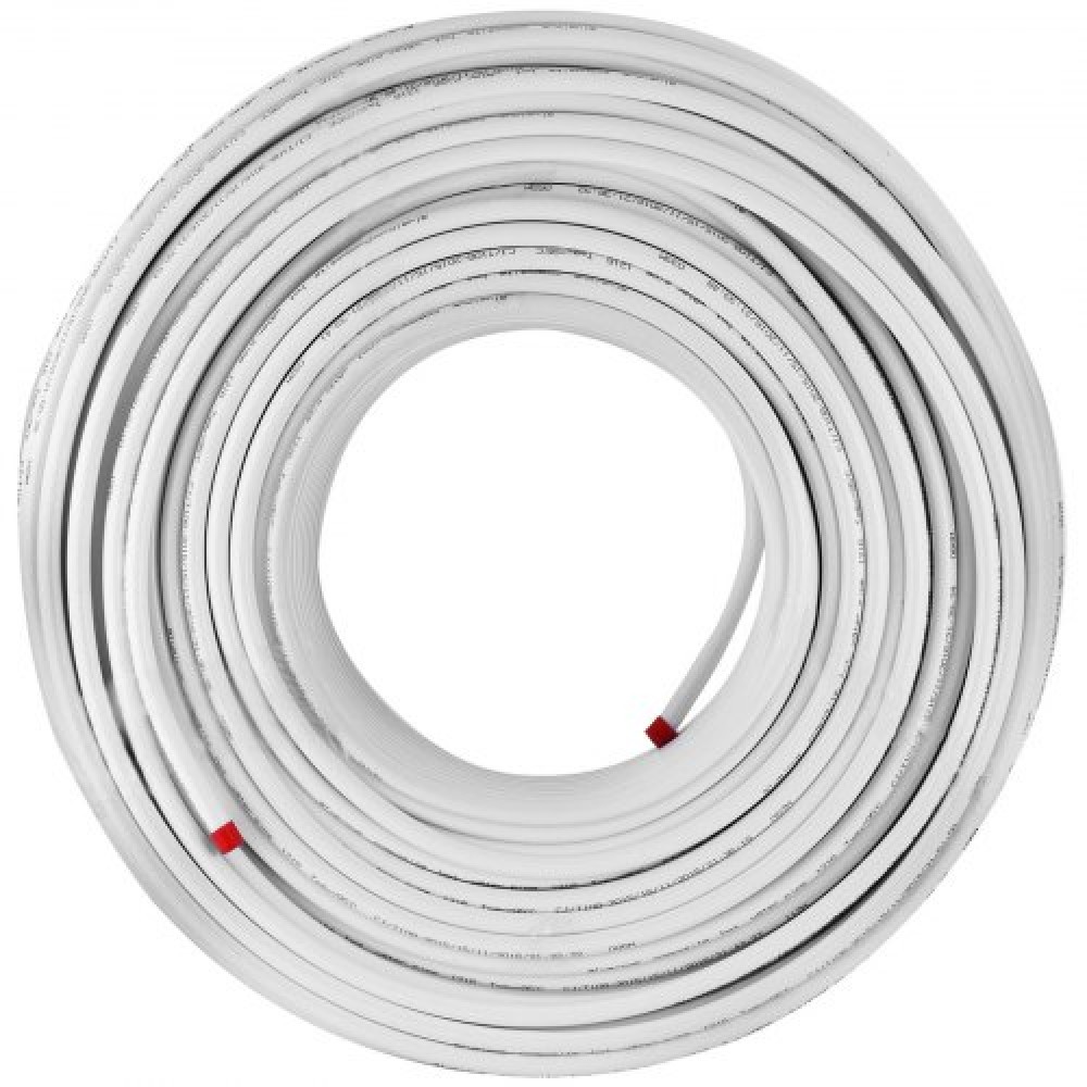 VEVOR 984Ft Roll of 1/2" PEX-AL-PEX Tubing Oxygen Barrier Radiant Floor PEX Pipe Radiant Heat Floor Heating Plumbing 300M Inner Aluminum Layer PEX Tubing Pipe(300m)
