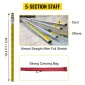 VEVOR Red Rotary Laser Level Self Leveling Measuring Αυτόματη αυτοεπιπεδούμενη στάθμη λέιζερ 360 μοιρών Περιστροφική σάρωση 500m + τρίποδο + 5 μέτρα Προσωπικό