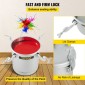 VEVOR Commercial Paint Pressure Tank 2,5 Galllons Pressure Pot Tank 10L Pressure Paint Pot Feed Spray Spray 1,5mm Nozzle Paint Spray for 10L Painting