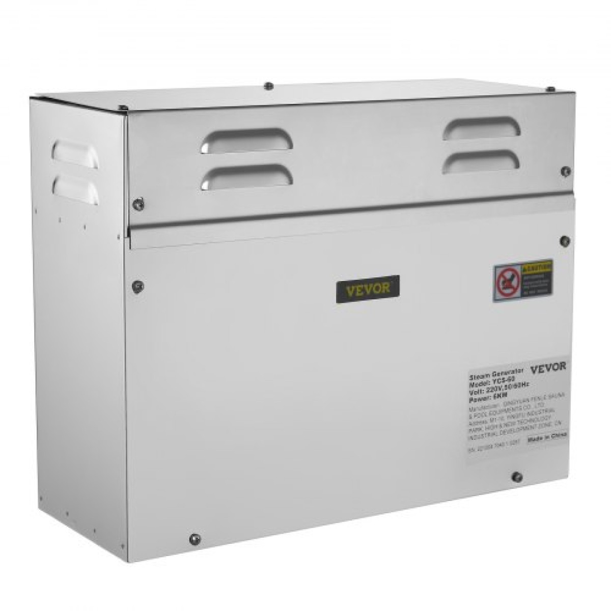 Ατμοποιητής σάουνας VEVOR 6KW με ψηφιακή οθόνη LED Ατμόλουτρο Γεννήτρια 6KW Steam Room Generator για οικιακή γεννήτρια ατμού SPA με έλεγχο χρόνου
