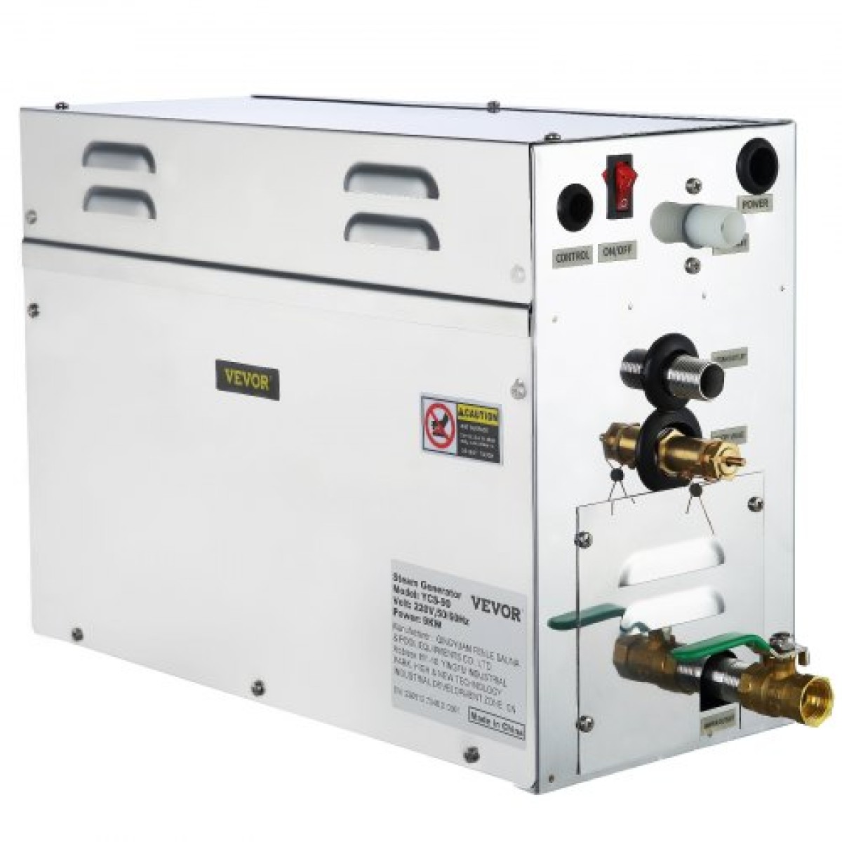 VEVOR 9KW Steam Generator Steam Generator for SPA Room Digital Display Steam Generator 35 ℃-55 ℃ Sauna Steam Generator for Home Commercial Steam Generator Kit Γεννήτρια ατμού
