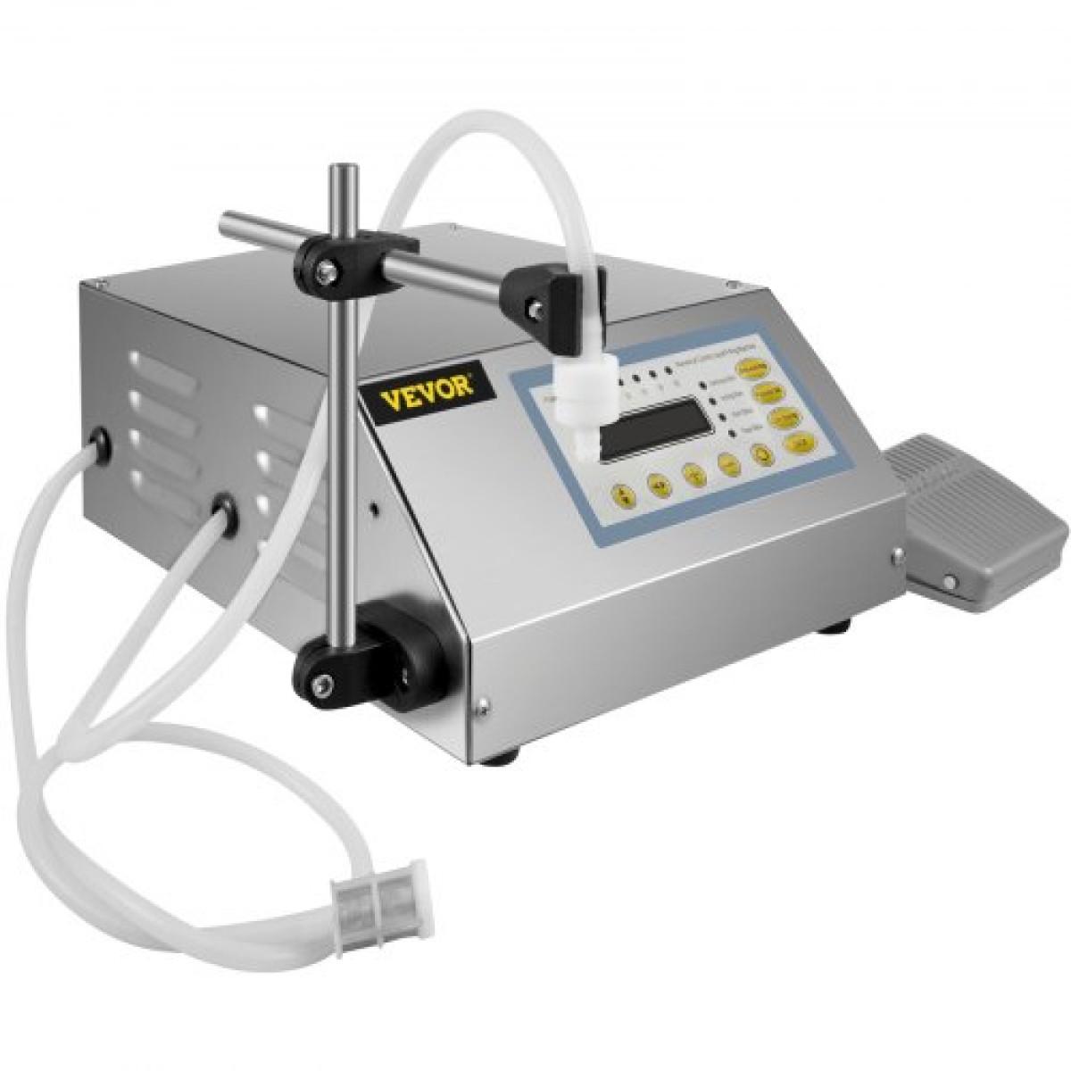 Μηχανή πλήρωσης υγρού VEVOR 5-3500ml GFK-160 Αυτόματη μηχανή πλήρωσης υγρών ψηφιακής αντλίας ελέγχου LCD