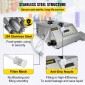 Μηχανή πλήρωσης υγρού VEVOR 5-3500ml GFK-160 Αυτόματη μηχανή πλήρωσης υγρών ψηφιακής αντλίας ελέγχου LCD