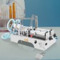 VEVOR 100-1000ml Πνευματικό μηχάνημα πλήρωσης υγρού με δύο ακροφύσια Γεμιστικό μπουκαλιών για πλήρωση υγρού χυμού για υγρό