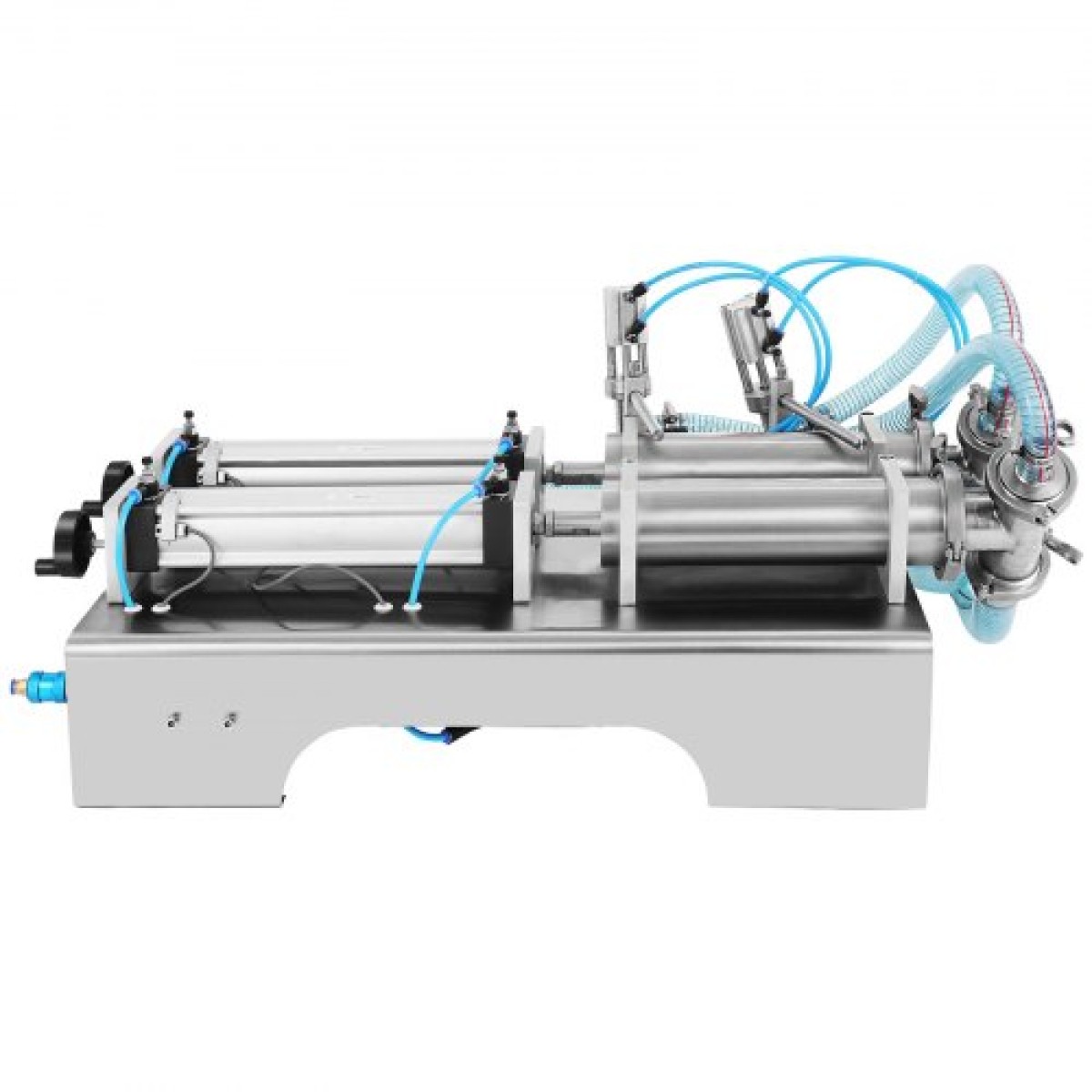 VEVOR 100-1000ml Πνευματικό μηχάνημα πλήρωσης υγρού με δύο ακροφύσια Γεμιστικό μπουκαλιών για πλήρωση υγρού χυμού για υγρό