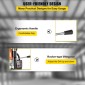 VEVOR Magnetic Drill 220V-240V Magnetic Drilling Machine 980W, Metal Drill Press High Power 680 rpm, Multi-function Metal Drill Press 35MM Core Drilling Machine for Drilling and Tapping