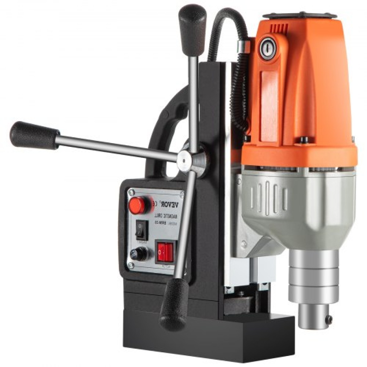 VEVOR Magnetic Drill 220V-240V Magnetic Drilling Machine 980W, Metal Drill Press High Power 680 rpm, Multi-function Metal Drill Press 35MM Core Drilling Machine for Drilling and Tapping