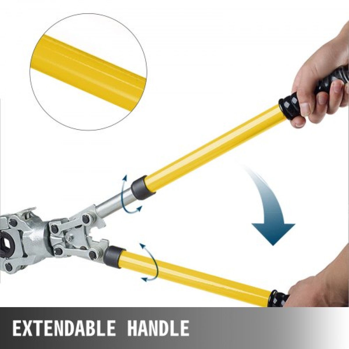 VEVOR Pex-Al-Pex λαβίδες 16-32mm Σύνθετη πένσα πτύχωσης σωλήνα TH25 TH32, λαβίδες πίεσης σωλήνα 16 - 32mm Pex-Al-Pex Composite Pipe aluverbund-rohre