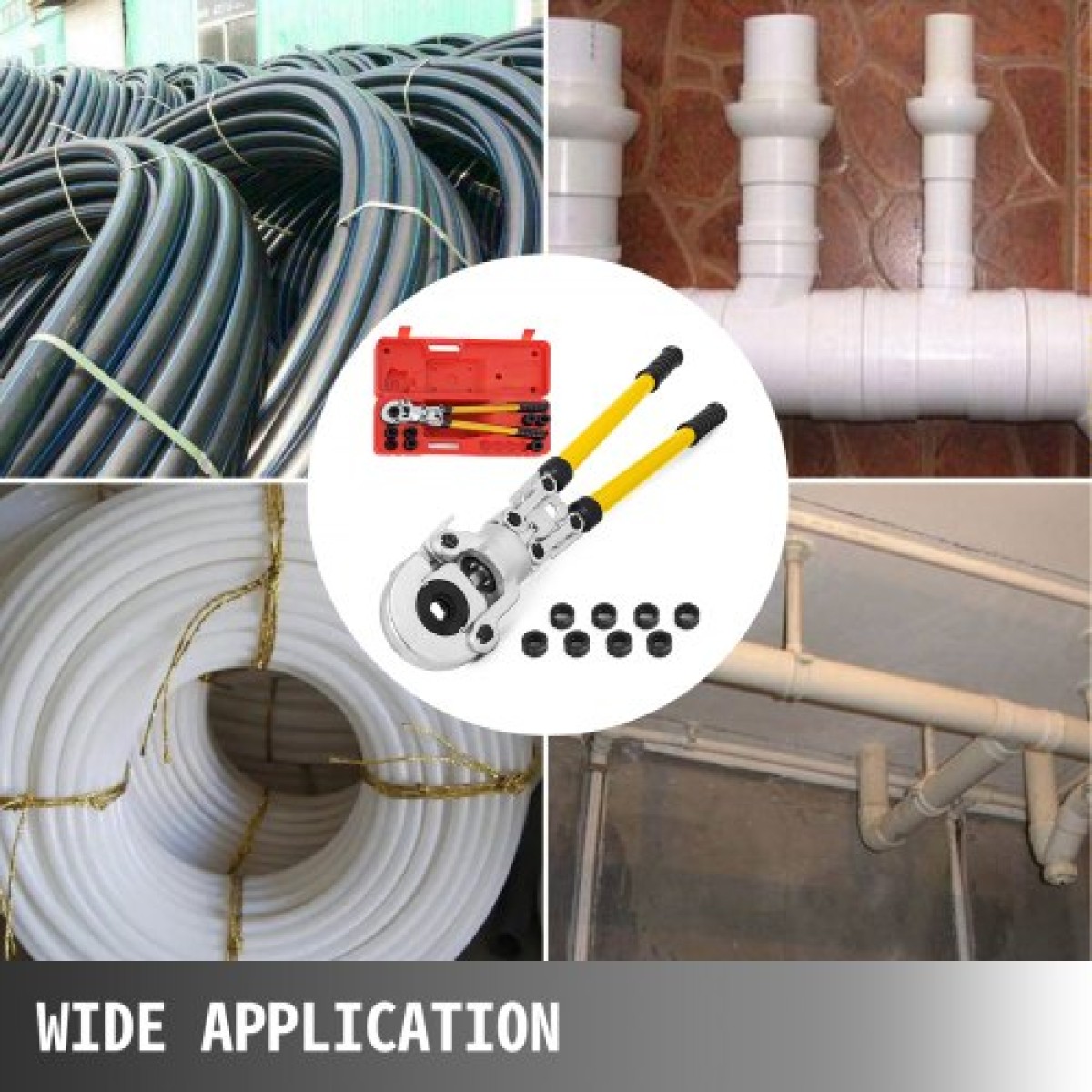 VEVOR Pex-Al-Pex λαβίδες 16-32mm Σύνθετη πένσα πτύχωσης σωλήνα TH25 TH32, λαβίδες πίεσης σωλήνα 16 - 32mm Pex-Al-Pex Composite Pipe aluverbund-rohre