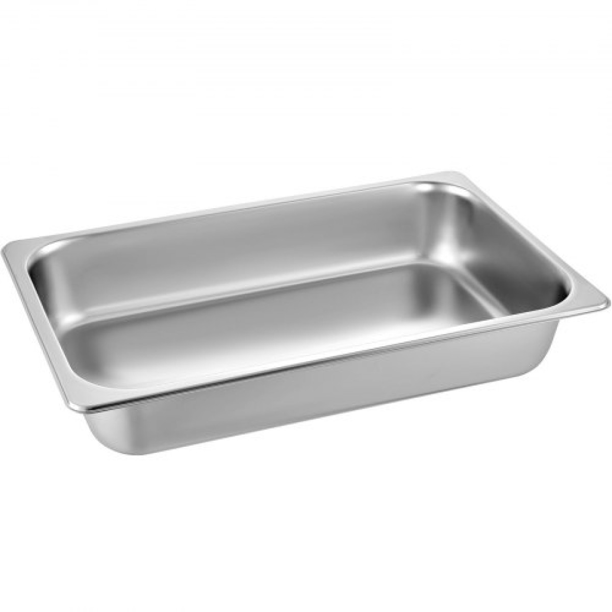 VEVOR 4 Συσκευασία Επιτραπέζια τηγάνια ατμού 20,9 x 12,8 x 3,9 ιντσών Βαθύ επιτραπέζιο τηγάνι ατμού πλήρους μεγέθους 13L Δοχείο φαγητού από ανοξείδωτο ατσάλι Δίσκος φούρνου Ξενοδοχείου Τηγάνια κατά της μαρμελάδας Επιτραπέζιο τηγάνι ατμού
