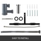 Μπολ για σαμπουάν VEVOR, Πλαστικός νεροχύτης σαμπουάν ABS για κομμωτήρια και σπίτι, εύκολος καθαρισμός και εγκατάσταση Μπολ σαμπουάν για κομμωτές, νιπτήρας σαμπουάν για κέντρο σπα, κουρείο και χρήση σαλονιών ομορφιάς, μαύρο