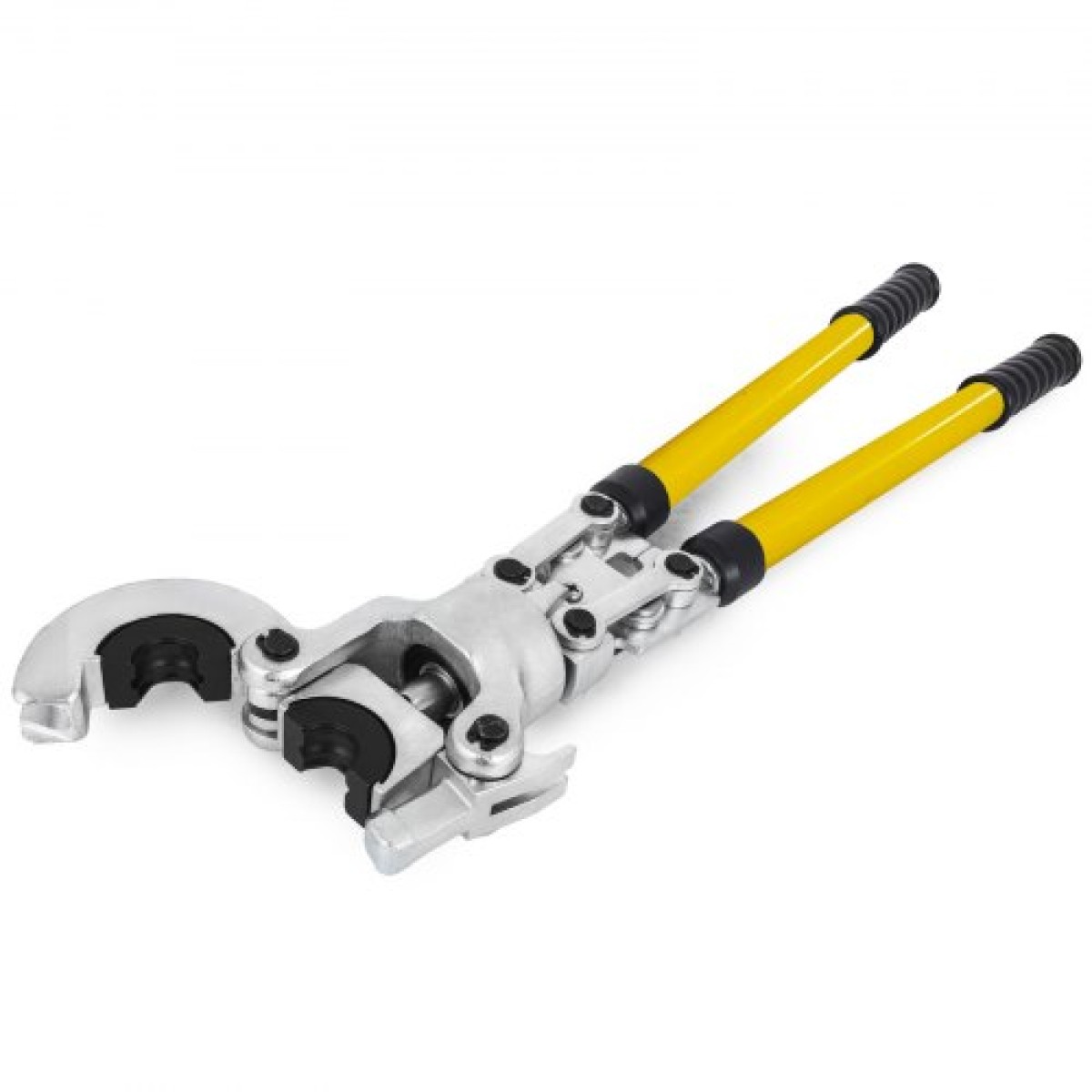 VEVOR Copper Pipe Crimper Plumbing Crimping Tool V 12-28mm, Pressing Tongs Copper Pipe Crimper Crimping Tool TH 16-32mm Jaws 360° Head