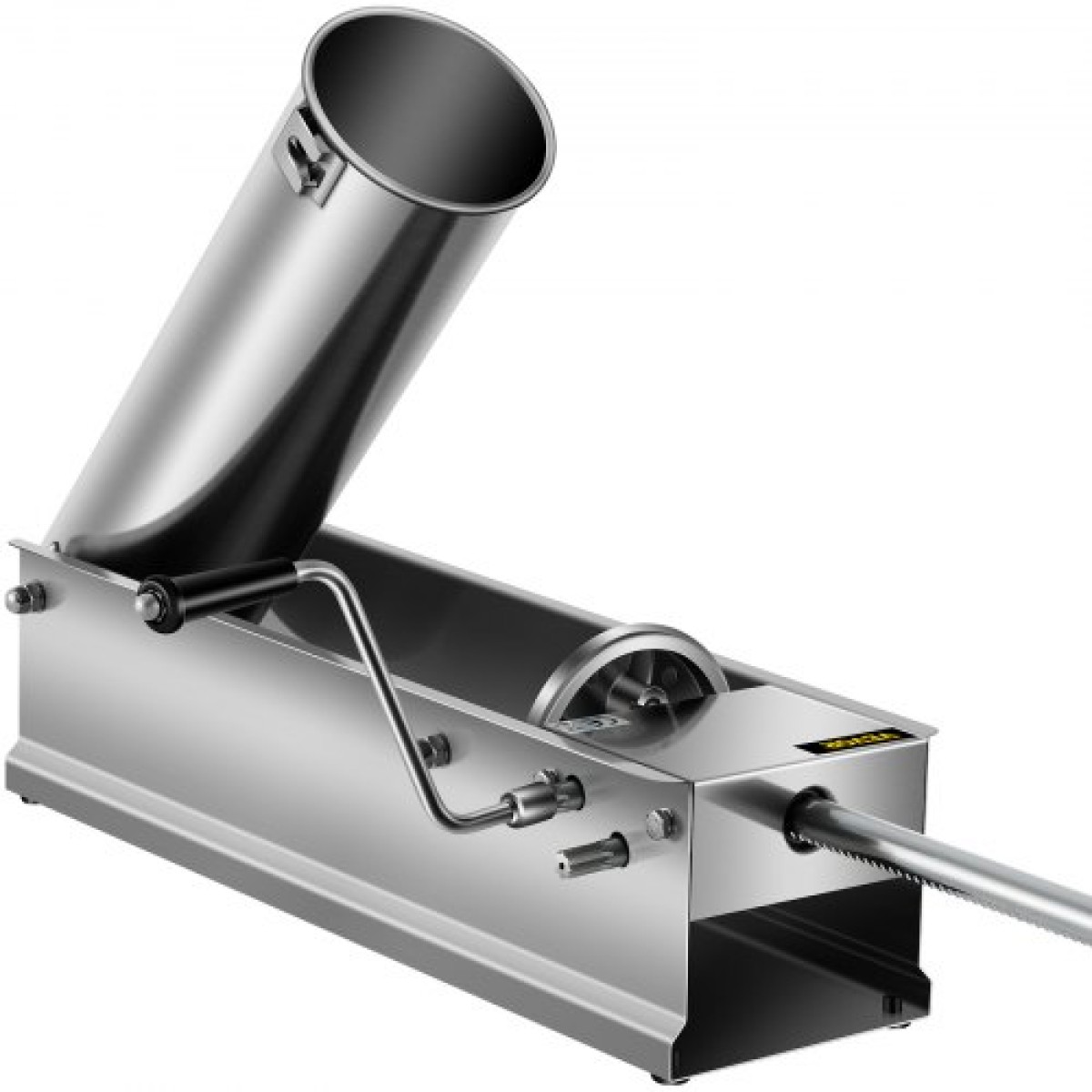 VEVOR Manual Sausage Stuffer, 7 L / 15 LBS Horizontal Sausage Machine, Dual-Speed ​​Meat Stuffer, κατασκευασμένο από ανοξείδωτο ατσάλι 304 ποιότητας τροφίμων, περιλαμβάνει 5 σωλήνες γέμισης, για οικιακή κουζίνα εστιατόριο Commercia