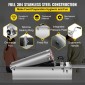 VEVOR Manual Sausage Stuffer, 7 L / 15 LBS Horizontal Sausage Machine, Dual-Speed ​​Meat Stuffer, κατασκευασμένο από ανοξείδωτο ατσάλι 304 ποιότητας τροφίμων, περιλαμβάνει 5 σωλήνες γέμισης, για οικιακή κουζίνα εστιατόριο Commercia