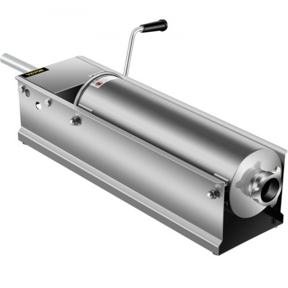 VEVOR Manual Sausage Stuffer, 7 L / 15 LBS Horizontal Sausage Machine, Dual-Speed ​​Meat Stuffer, κατασκευασμένο από ανοξείδωτο ατσάλι 304 ποιότητας τροφίμων, περιλαμβάνει 5 σωλήνες γέμισης, για οικιακή κουζίνα εστιατόριο Commercia