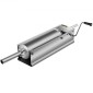 VEVOR Manual Sausage Stuffer, 7 L / 15 LBS Horizontal Sausage Machine, Dual-Speed ​​Meat Stuffer, κατασκευασμένο από ανοξείδωτο ατσάλι 304 ποιότητας τροφίμων, περιλαμβάνει 5 σωλήνες γέμισης, για οικιακή κουζίνα εστιατόριο Commercia