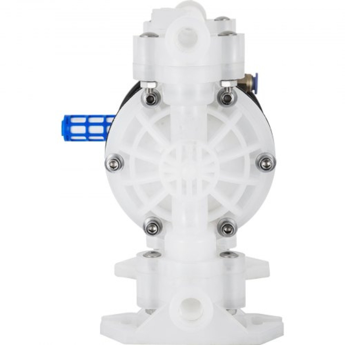 VEVOR Air Double Diaphragm Pump 7GPM 100PSI Polypropylene Diaphragm Water Pump with 1,3 cm Int & Out Out Pump Pump Diaphragm 6900,7 cm Max Head Air-operated Diaphragm Pump with Sealed Ball Valve