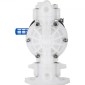 VEVOR Air Double Diaphragm Pump 7GPM 100PSI Polypropylene Diaphragm Water Pump with 1,3 cm Int & Out Out Pump Pump Diaphragm 6900,7 cm Max Head Air-operated Diaphragm Pump with Sealed Ball Valve