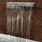 VEVOR 30 cm x 11,4 cm x 7,9 cm Διακοσμητικό σιντριβάνι πισίνας καταρράκτη από ανοξείδωτο χάλυβα για λιμνούλα κήπου σε εσωτερικούς και εξωτερικούς χώρους