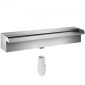 VEVOR 30 cm x 11,4 cm x 7,9 cm Διακοσμητικό σιντριβάνι πισίνας καταρράκτη από ανοξείδωτο χάλυβα για λιμνούλα κήπου σε εσωτερικούς και εξωτερικούς χώρους